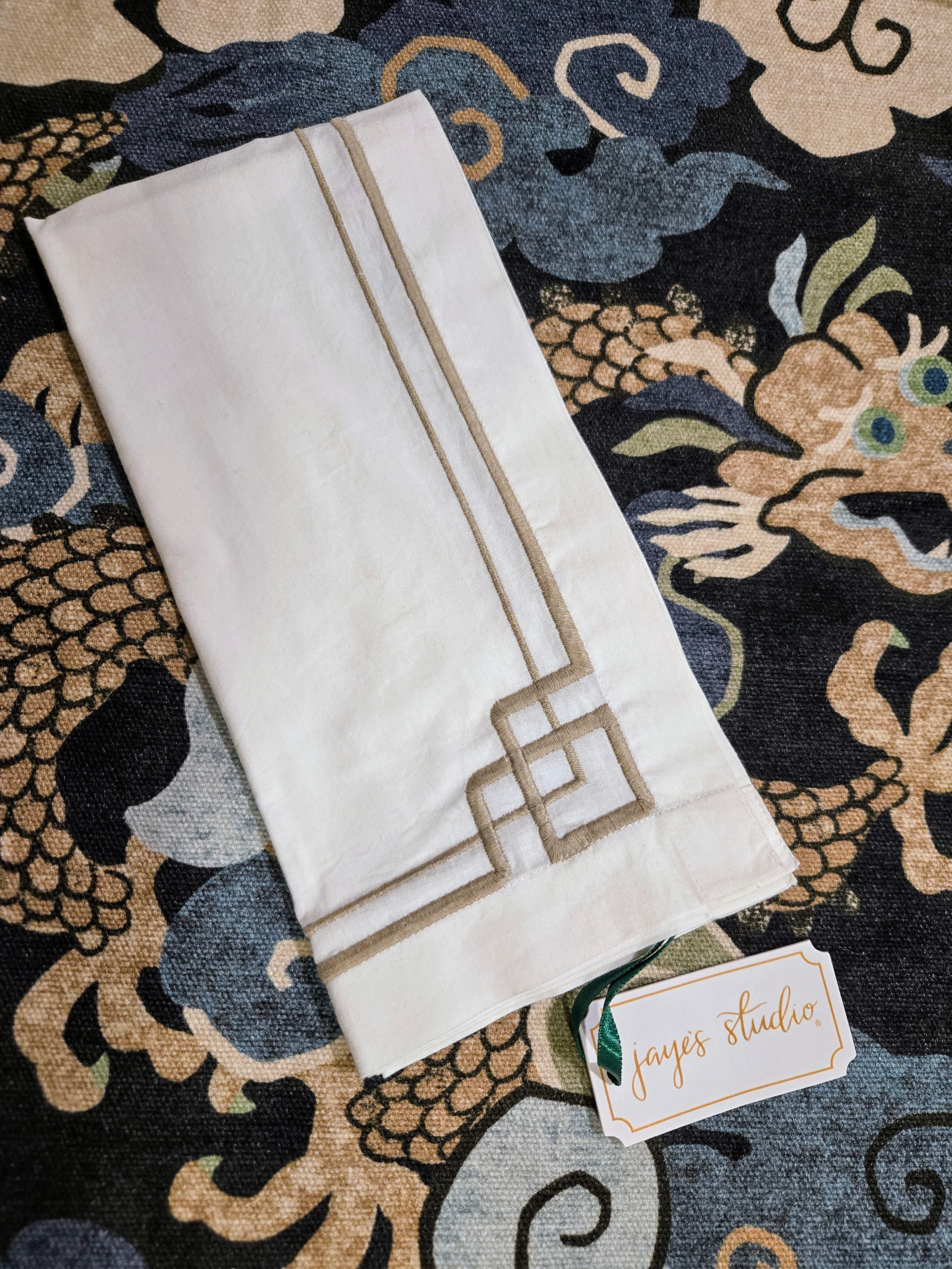 Interlocking Key Napkins- Set of 4
