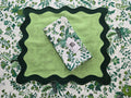 Versailles Napkin Green & White - Set of 4