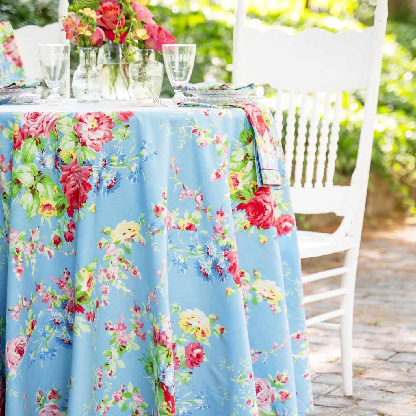 Cottage Rose Tablecloth