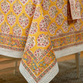 Hazel Block Print Tablecloth