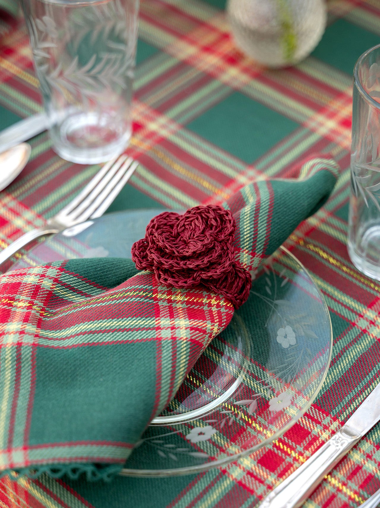 Raffia Napkin Ring - Set of 4