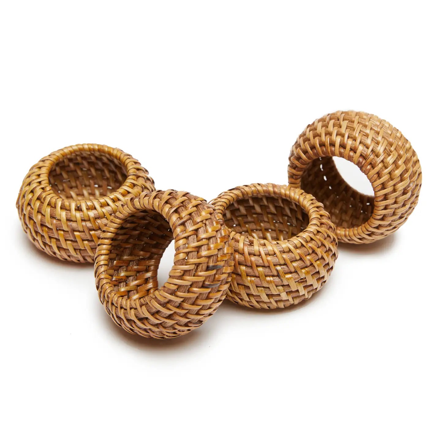 Eclipse Natural Napkin Ring - Set of 4