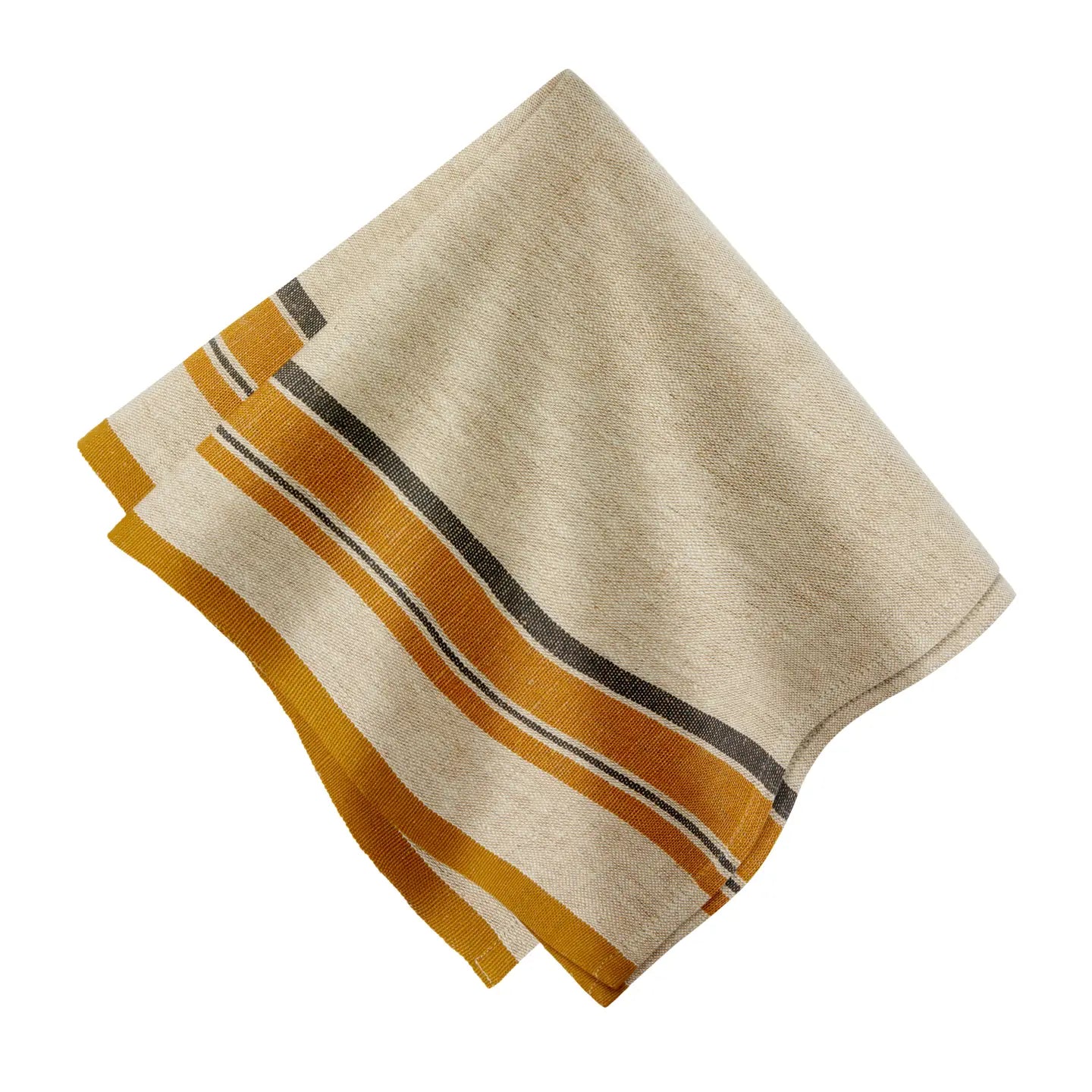 Antibes Natural & Mustard Napkin - Set of 4
