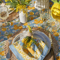 Citron Bleu & Yellow  Napkin - Set of 6