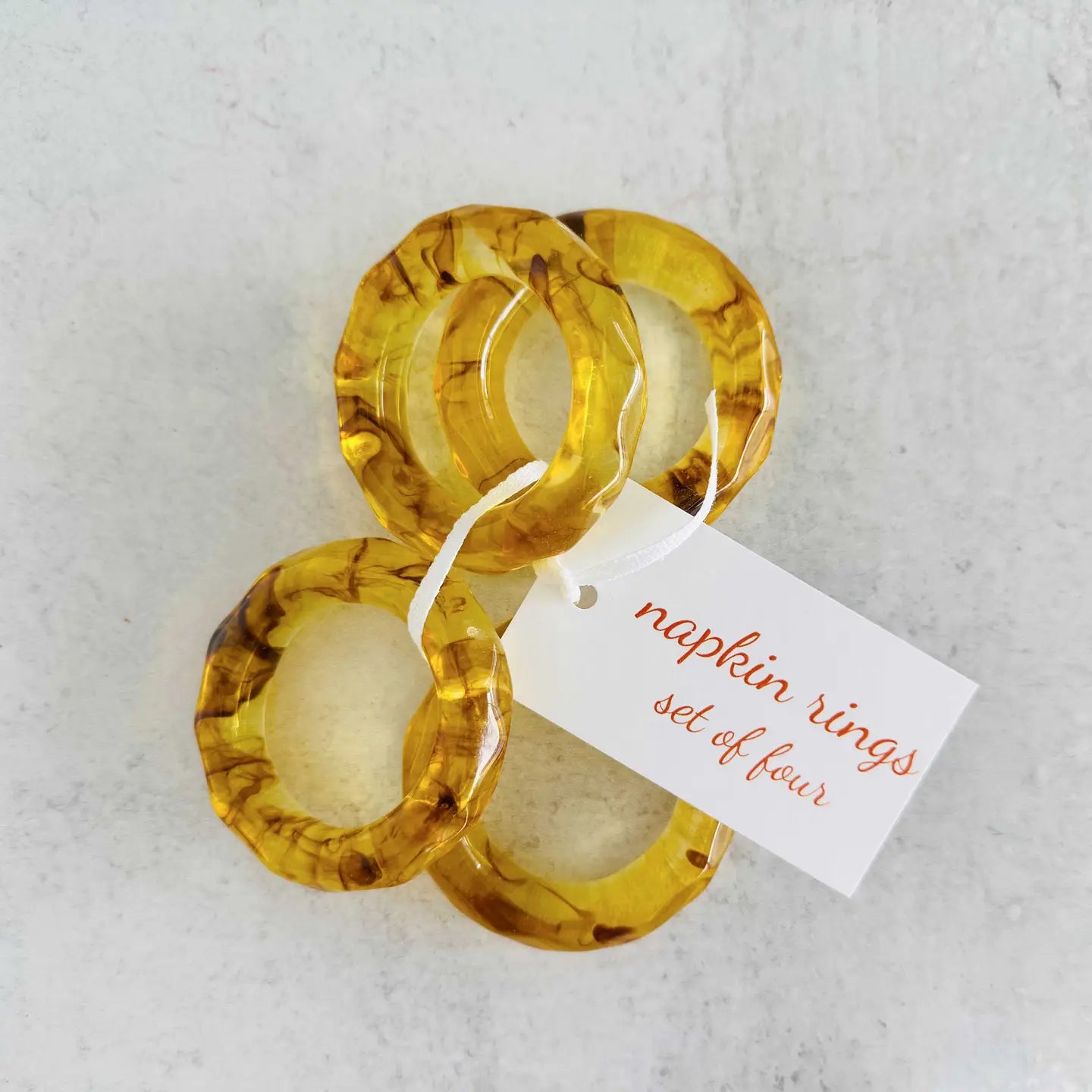 Element Napkin Rings - Set of 4