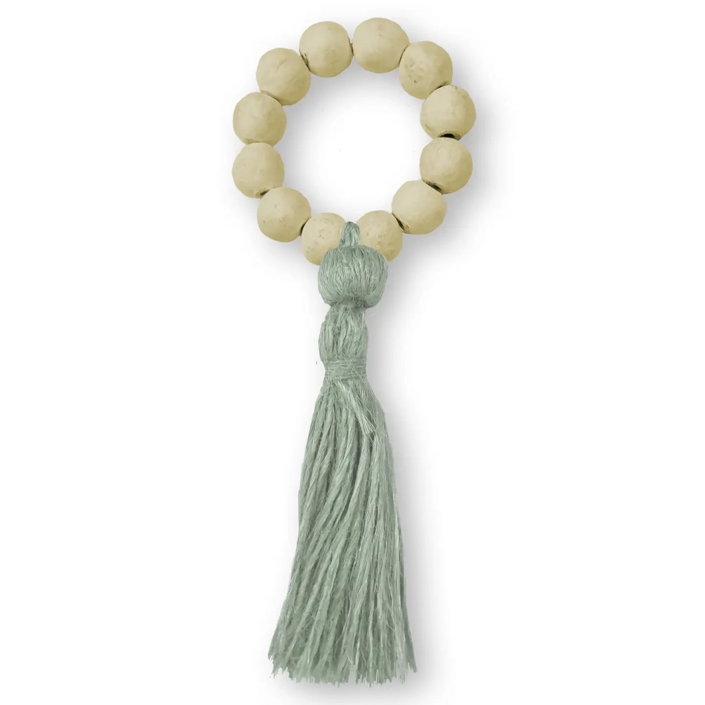 Terracotta Bead with Jute Napkin Ring - Set of 4