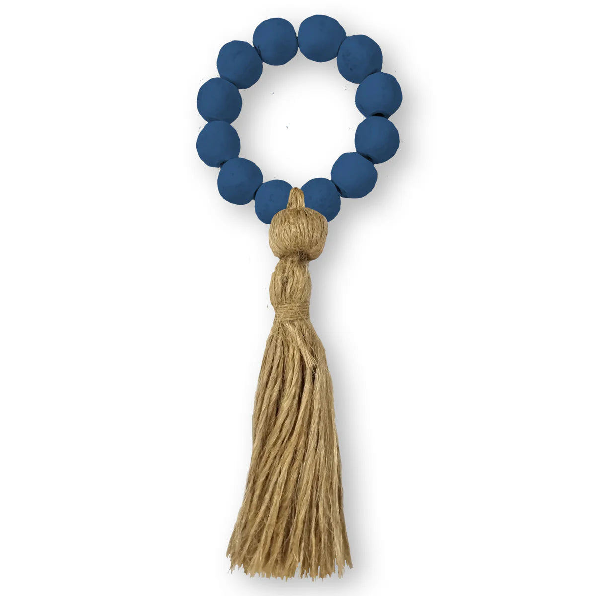 Terracotta Bead with Jute Napkin Ring - Set of 4