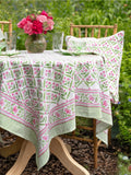 Gazebo Block Print Tablecloth