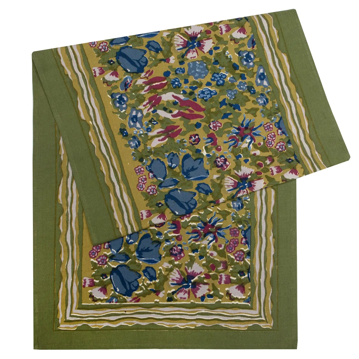 Jardin Blue & Vert Table Runners