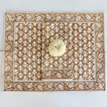 Placemat Charlotte Caramel, Set of 4