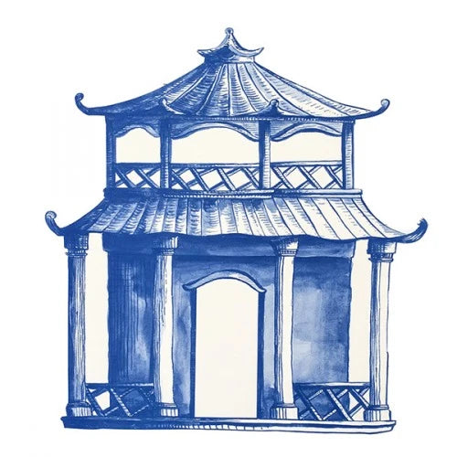 Pagoda Paper Placemats Pad of 12