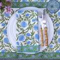 Pomegranate Blue Napkins