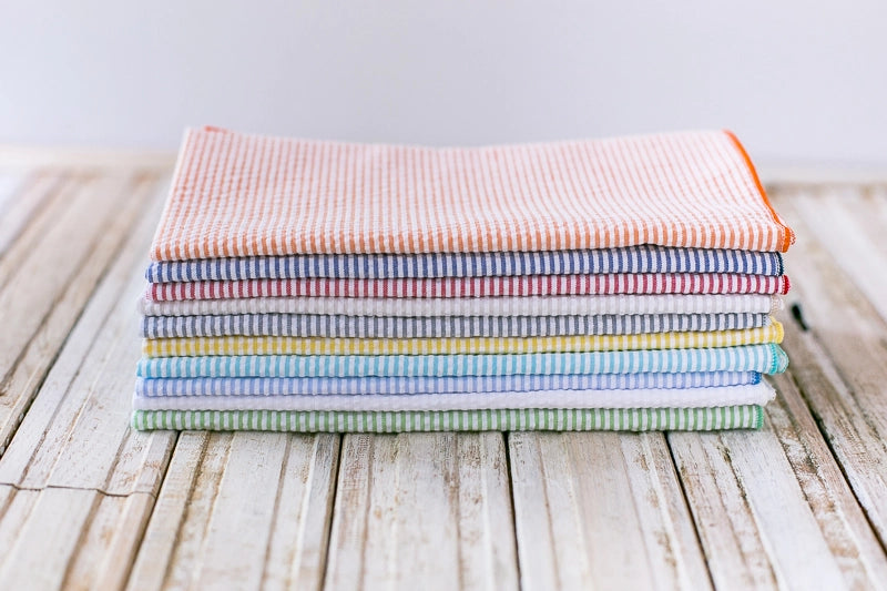 Seersucker Cloth Napkin - Set of 8